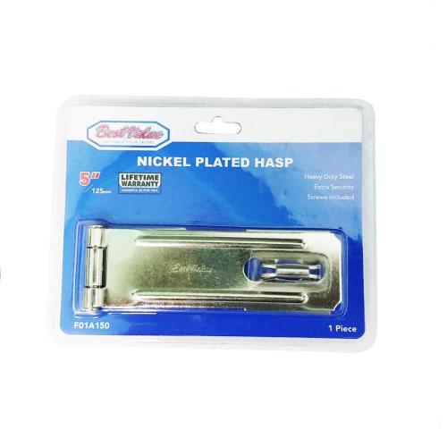  Nickel Plated Hasp 5" 