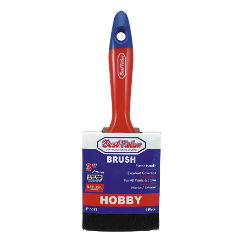  Brush Hobby Natural Bristle 3" 