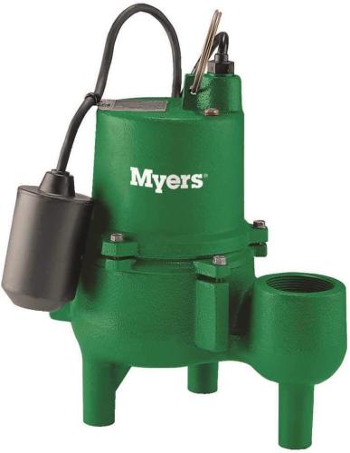 Pump Sewage Ejector 0.4HP 115V
