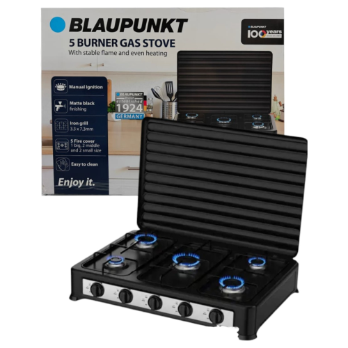 Tabletop Gas Stove 5 Burner