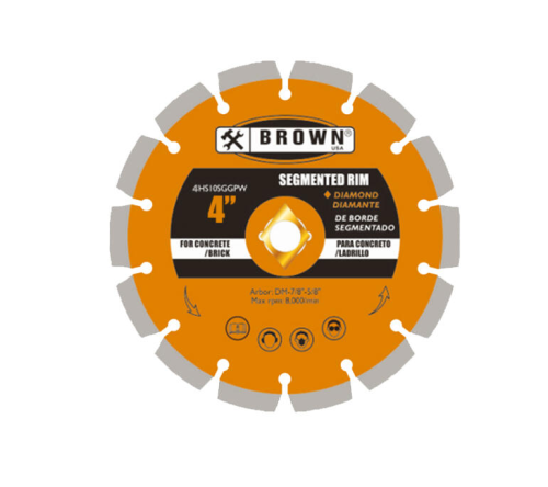 Segmented Rim Blade Diamond 4"