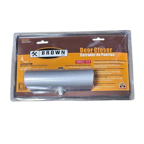 Door Closer Rnd Aluminum