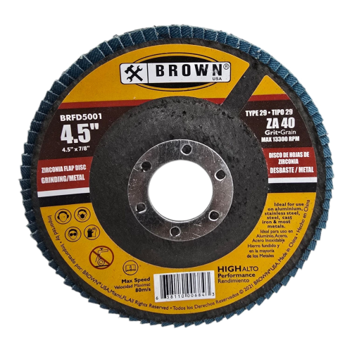 Flap Disc 4.5"x7/8"x40g
