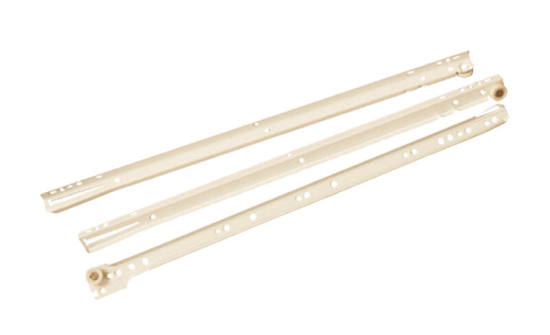 Drawer Slide 14" White Bottom