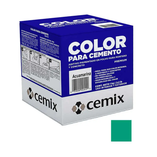 Cement Color Acuamarina 2.2lb
