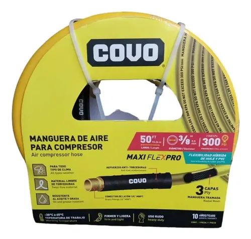 Air Compressor Hose 3/8"x 50'