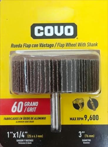 Flap Wheel with Shank 60 Grit