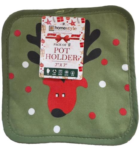 Christmas Pot Holder 2pk