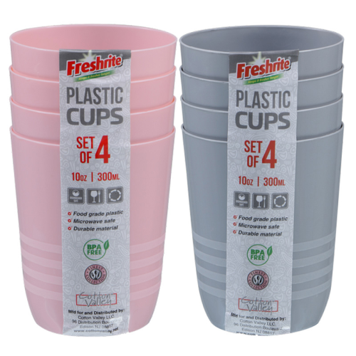Plastic Cups 10oz 4pk
