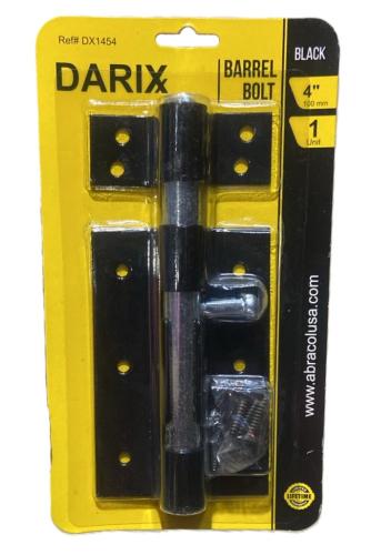 Barrel Bolt 4" Black