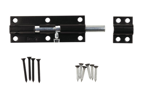 Barrel Bolt 6 Black"