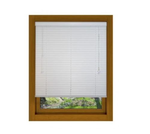 Blind 48"x64" Faux Wd White