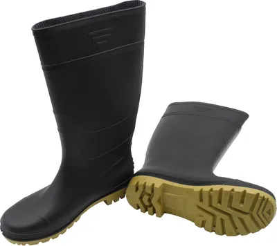 Boots Rubber Black 8-1/2