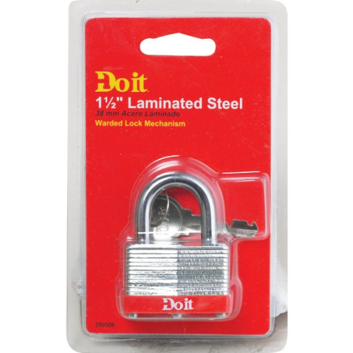 Padlock Laminated 1.5" Warded