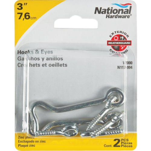 Hook and eye Bolt 3"