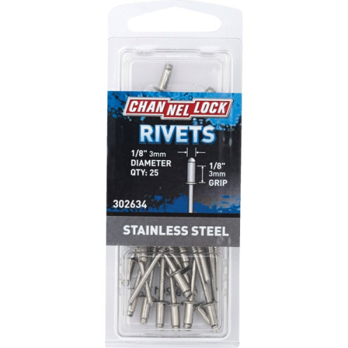 Rivet Steel 1/8" x 1/8" 25pcs