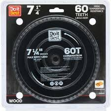 Saw Blade 7 1/4" Titanium 60T