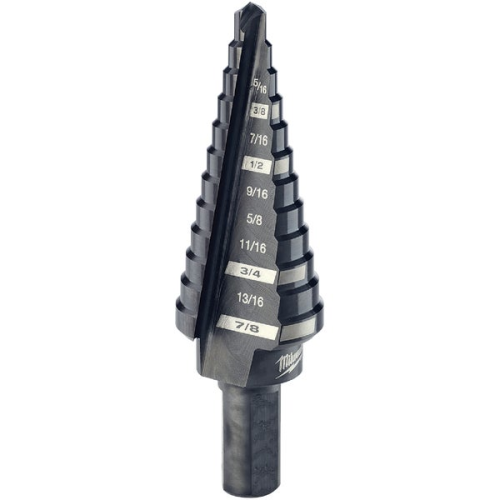 Step Drill Bit 3/16-7/8