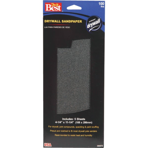 Sandpaper Drywall 100G 5pc