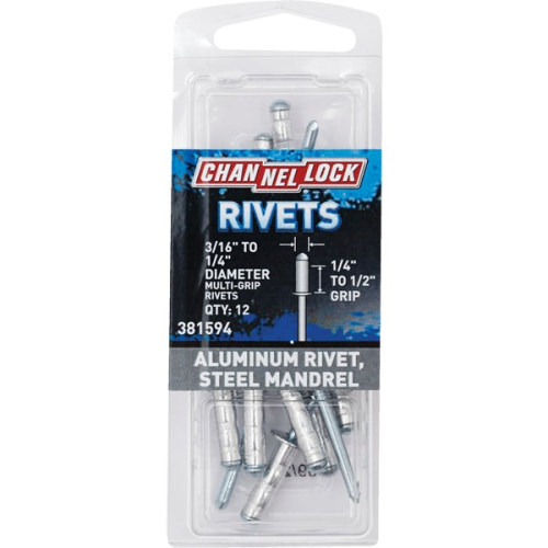 Rivet Alum 3/16" 15pcs