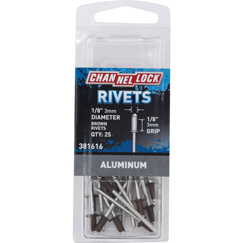 Rivet Alum 1/8 x 1/8" 25pcs