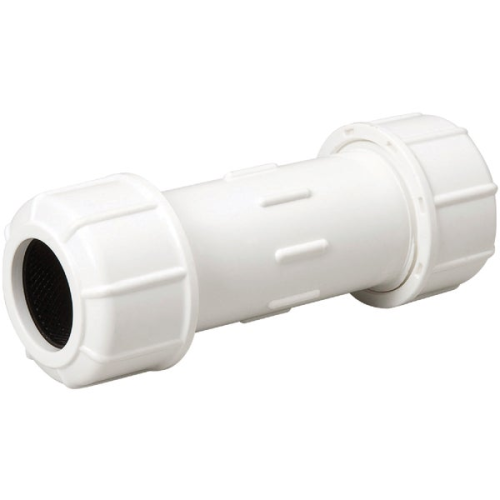 Compression Coupling 3/4" PVC