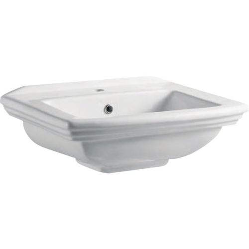 White China Pedestal Sink Bowl