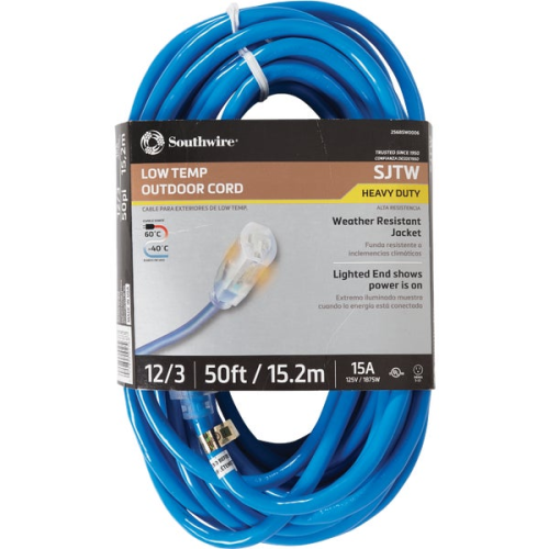 Extension Cord 50' 12/3 15A