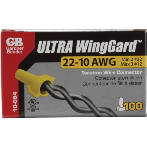 Wire Connector 22-10AWG 100pk Y