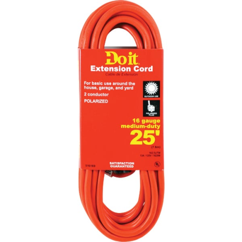 Extension Cord 16 Gauge 25' MD