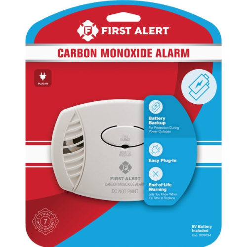 Carbon Monoxide Alarm w/Battery