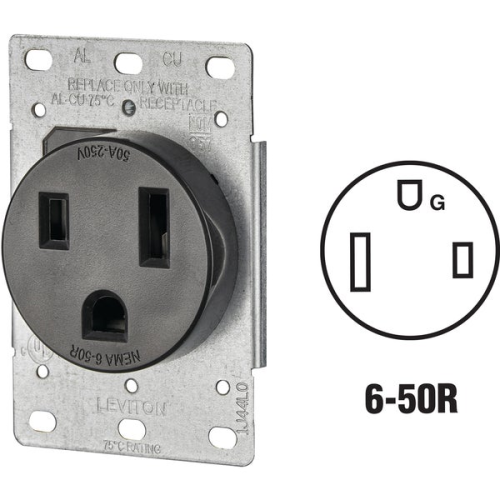 Flush Mount Outlet 50A