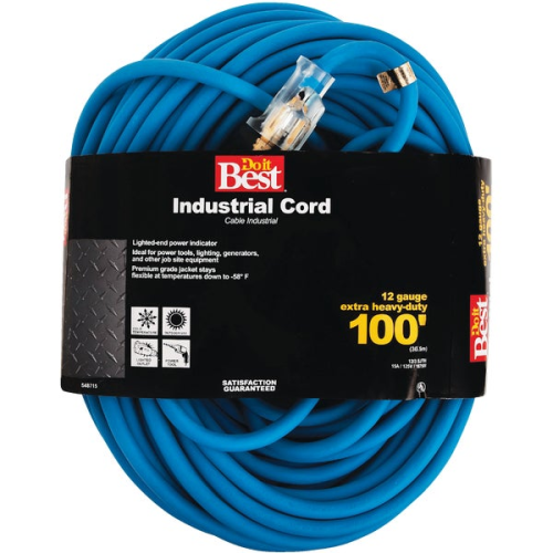 Extention Cord 100' 12 G Blue