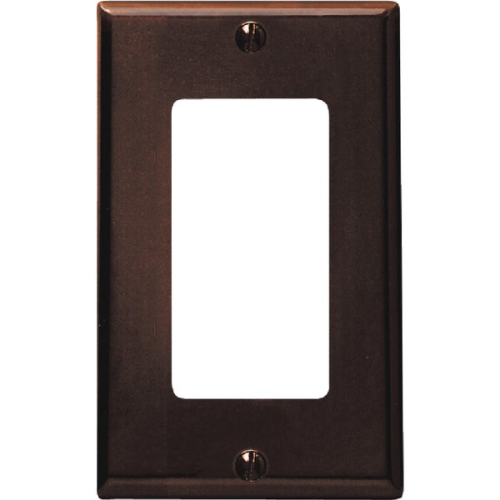 Wall Plate Cover Decora 1G Brown
