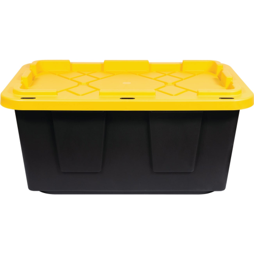 Storage Tote Black/Yellow 15 Gal