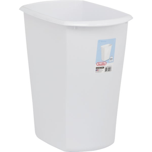 Waste Basket 21Qt White