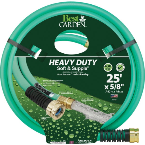 Garden Hose 5/8"x25' HD Grn