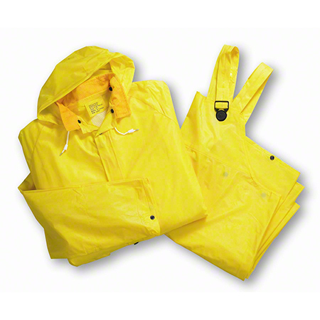 Rain Suit Poly Yell 3pc L