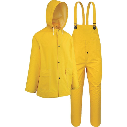 Rain Suit Poly Yell 3pc XL