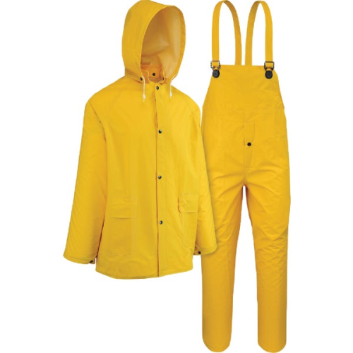 Rain Suit 3 Piece Meduim Yellow