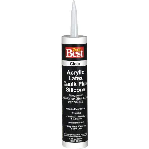 Caulk Silicon Acrylic 10.1oz Clr