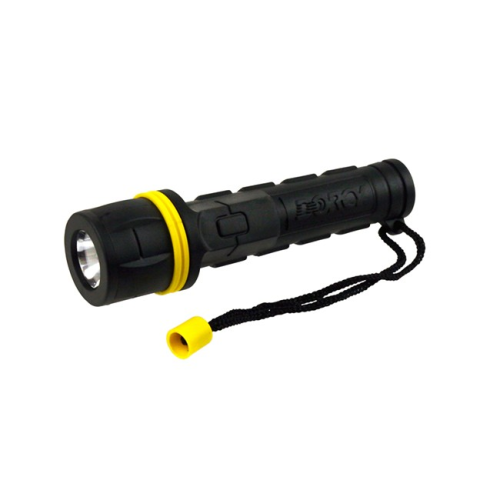 LED Rubber Flashlight 2AA