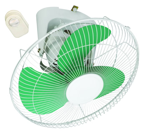 Orbit Fan White/Green 16"