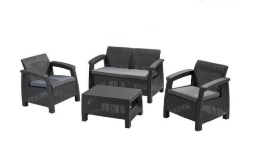 Corfu Weav Storage Set 4pcGray