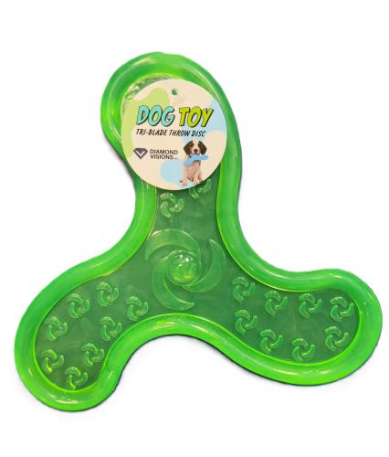Dog Tri-Blade Throw Blade Toy