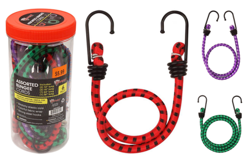 6 PCS Bungee Cord