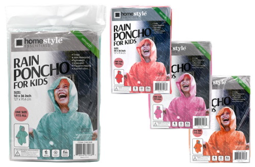 Rain Poncho Kids