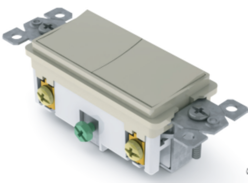 Double Switch 3way 15A Ivory