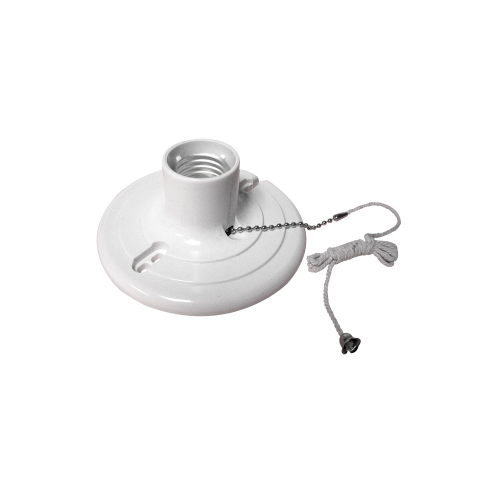 Lampholder w/ Chain White