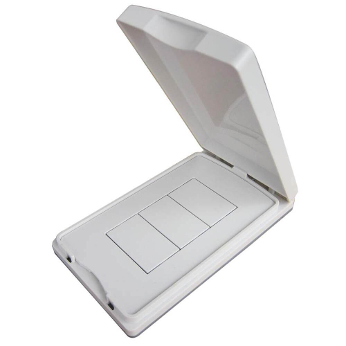 Weatherproof Plate White 